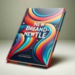 A realistic, high-definition image showing the cover of a freshly released book titled 'New Brand-New Title'. The book cover exhibits vibrant colors with a modern design, no author name visible. It looks enticing and promises an exciting read.